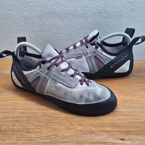 Evolv Elektra Lace  Up Climbing Shoes Women’s US 8.5 EU 39.5 Gray Rock Climb